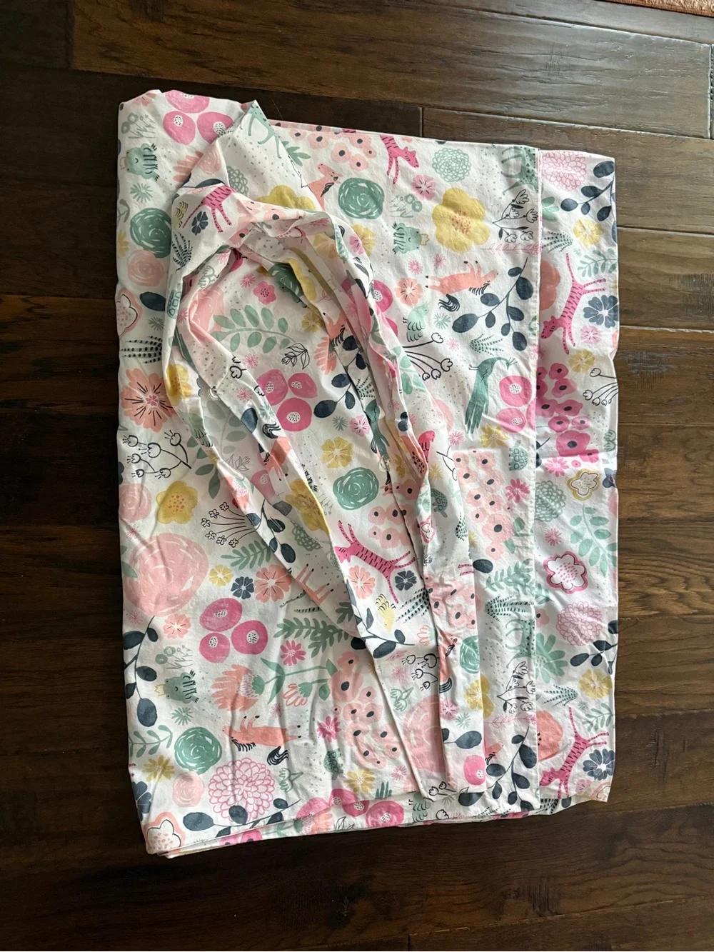 Pottery Barn Kids Sasha’s Garden Twin Duvet Cover and Standard Sham